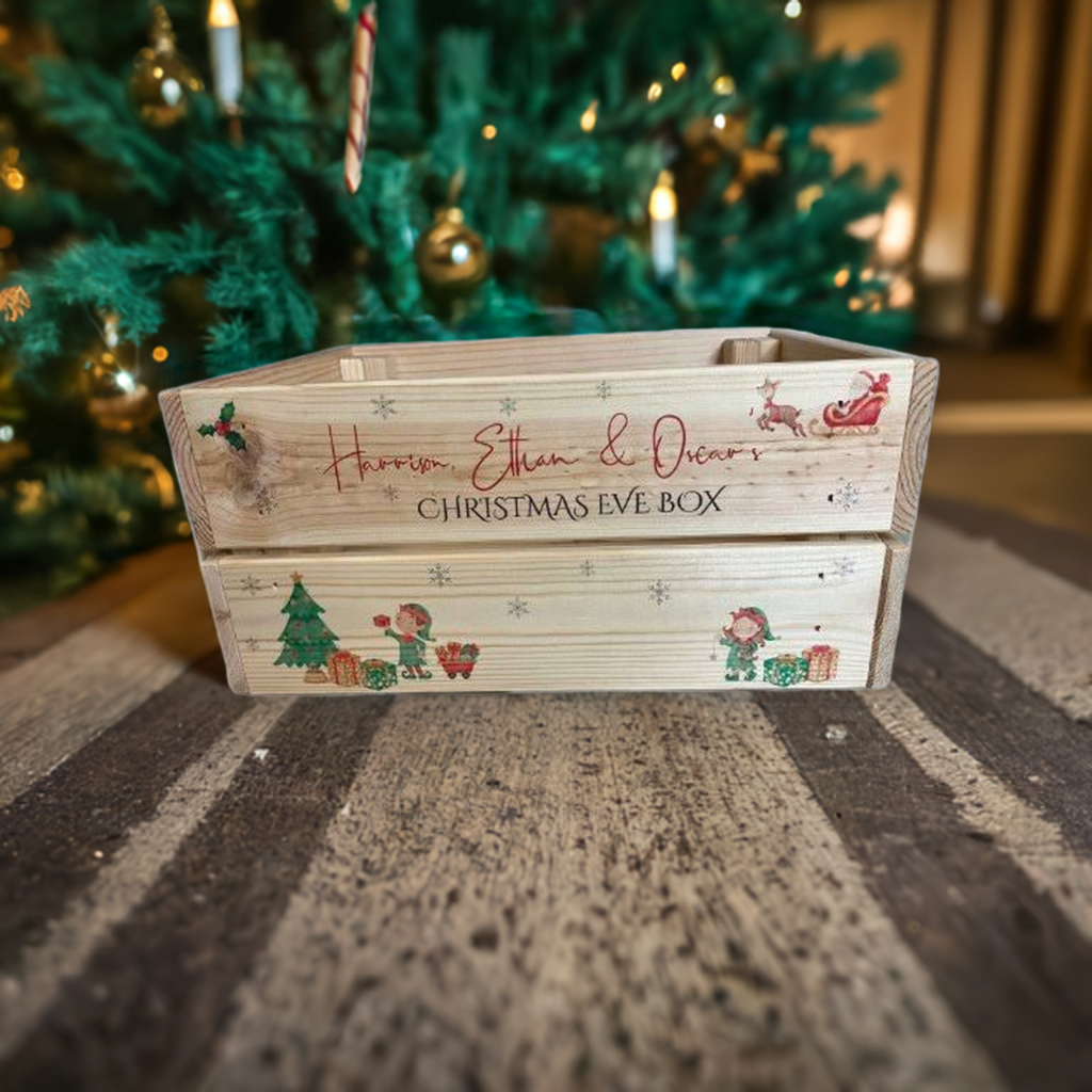 Personalised Family Christmas Eve Box