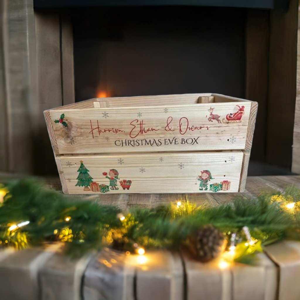 Personalised Family Christmas Eve Box