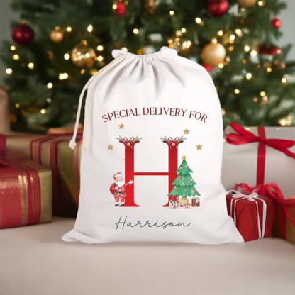 Personalised Santa Sack for Christmas Eve