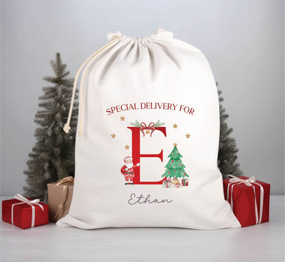 Personalised Santa Sack for Christmas Eve