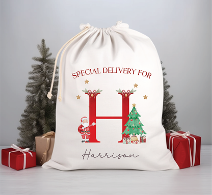 Personalised Santa Sack for Christmas Eve