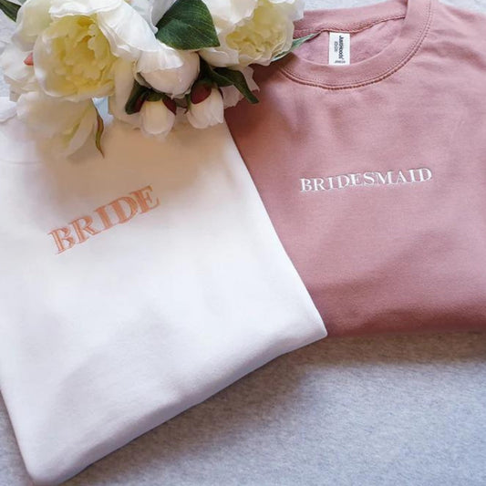 Brides sweatshirt, bridesmaid sweatshirt - Mancub Prints