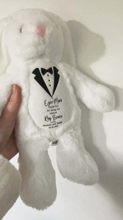 Personalised Page Boy Gift, Page Boy Teddy, Page Boy Proposal Gift